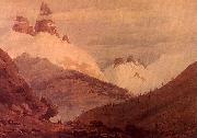 John Robert Cozens Between Chamonix and Martigny USA oil painting reproduction